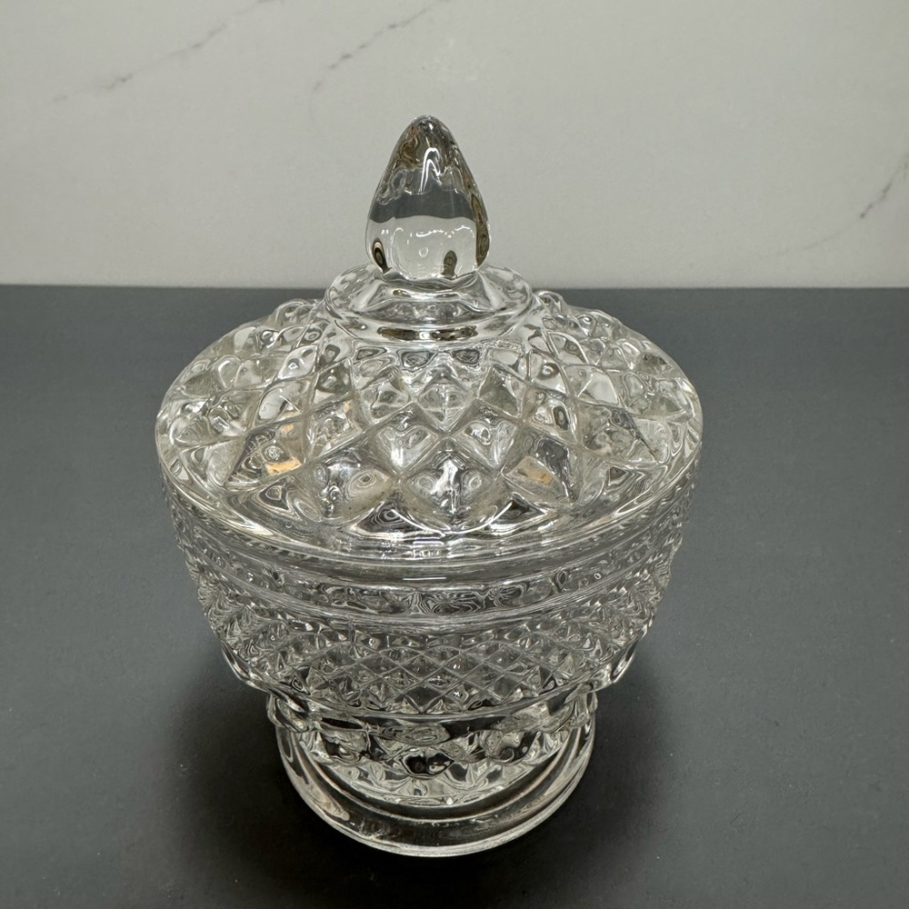 Elegant Crystal Candy Dish